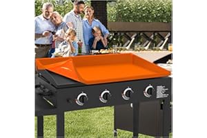 MOKASI 36" Silicone Griddle Cover for Blackstone: Grill Accessories 36 inch Full Wrap-Around Griddle Flat Top Cover Food-Grade Protection Grill Buddy Mats