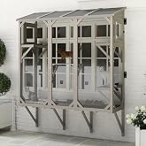 Mayugardening 65.1" L Window Catio with 4 Jump Platforms,Mosquito-Proof Cat Window Box for Sunbathing,Napping,Overlooking,Study Outdoor Cat Enclosure Window with Waterproof Roof,Catio Window