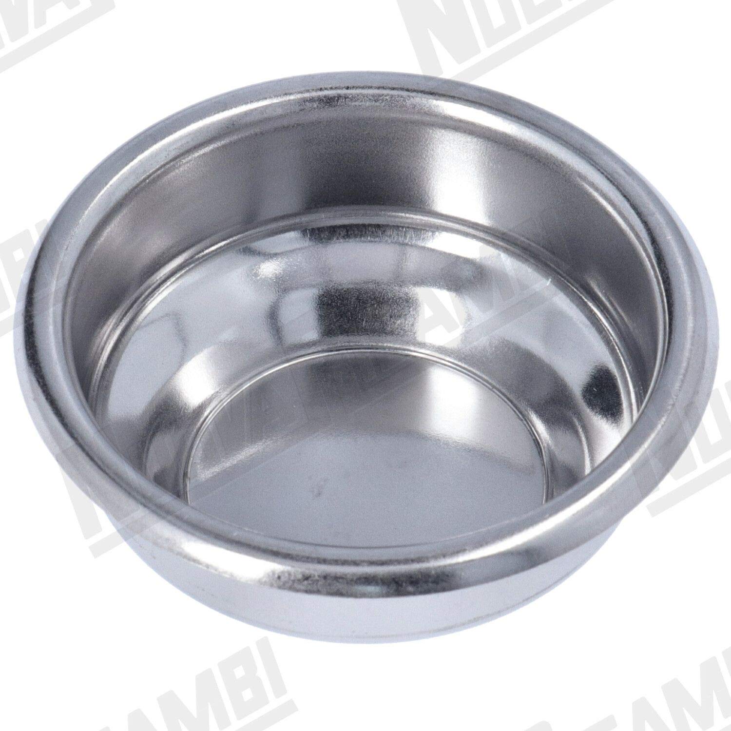 Photo 1 of Nuova Ricambi 53mm Backflush Blind Filter Basket for La Spaziale Espresso Machines - 1 Count - Silver
