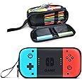 JIRAIKEI Gamer Pencil Case for Boys, Large Boys Pencil Pouch for Kids Teens School, Big Capacity Pen Box Pen Bag Organizer with 2 Compartments & Zipper
