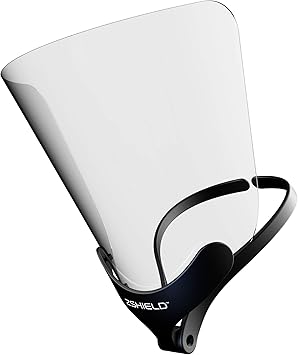 Zshield Flex Reusable Face Shield Made In Usa Full Face Clear Lens Lightweight Neck Mount Design Wide Coverage 1 Pack Amazon Com