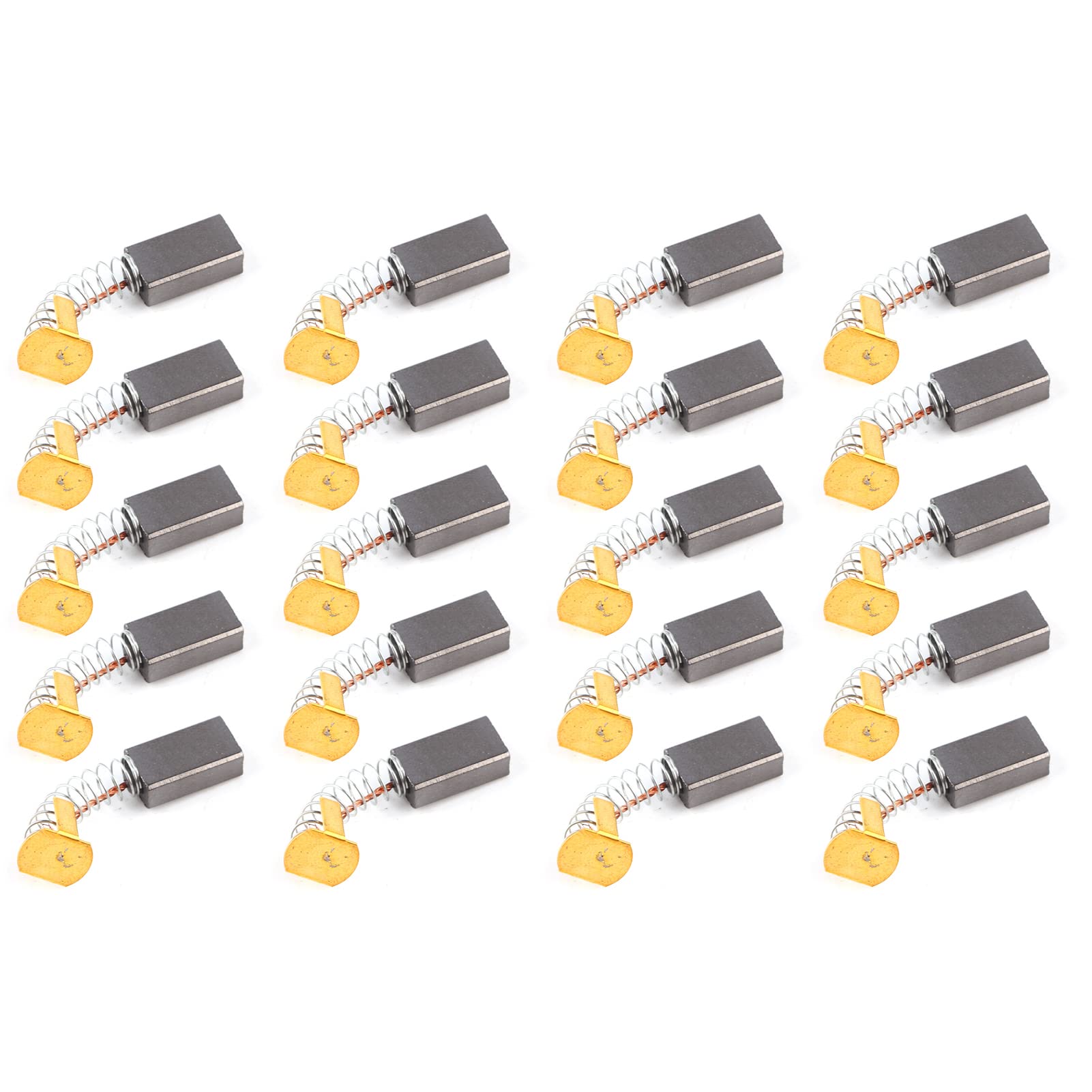 20pcs Replaceable Motor Carbon Brush Set for Hammer Drill Motor 15 x 8 x 5mm