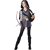 InCharacter Hooded Huntress Tween Costume, Medium (10-12) , Grey