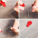 Gunwon 10pcs Needle Threader Gourd Shaped Easy to Insert Random Color view 3