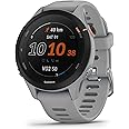 Garmin Forerunner® 255S, Smaller GPS Running Smartwatch, Advanced Insights, Long-Lasting Battery, Powder Gray (Renewed)