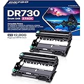 GOTOBY DR730 Drum Unit Replacement for Brother DR-730 DR730 DR 730 Compatible with HL-L2395DW HL-L2370DW HL-L2350DW HL-L2390DW MFC-L2710DW MFC-L2750DW DCP-L2550DW Printer(2 Drum, NOT Toner)