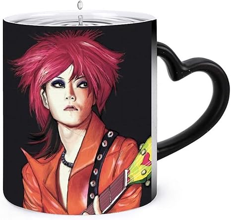 Amazon Co Jp X Japan Hideマグカップ 変色カップ マジックカップ セラミック 陶器 温感変色 耐熱 耐冷 保温 耐用性 無臭 無毒 健康衛生 人気 面白い かわいい おしゃれ ギフト 家庭 オフィス カフェ ブ 330ml ホーム キッチン