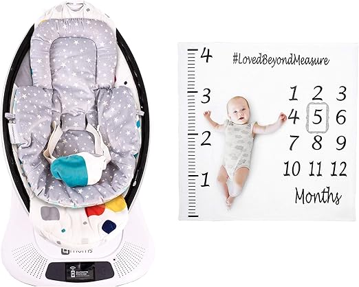 Amazon.com: Farnodbaby - Inserto para bebé recién nacido compatible con 4Moms mamaRoo RockaRoo y manta mensual para fotografía de fondo para fotografía – 2 artículos: Kitchen \u0026 Dining
