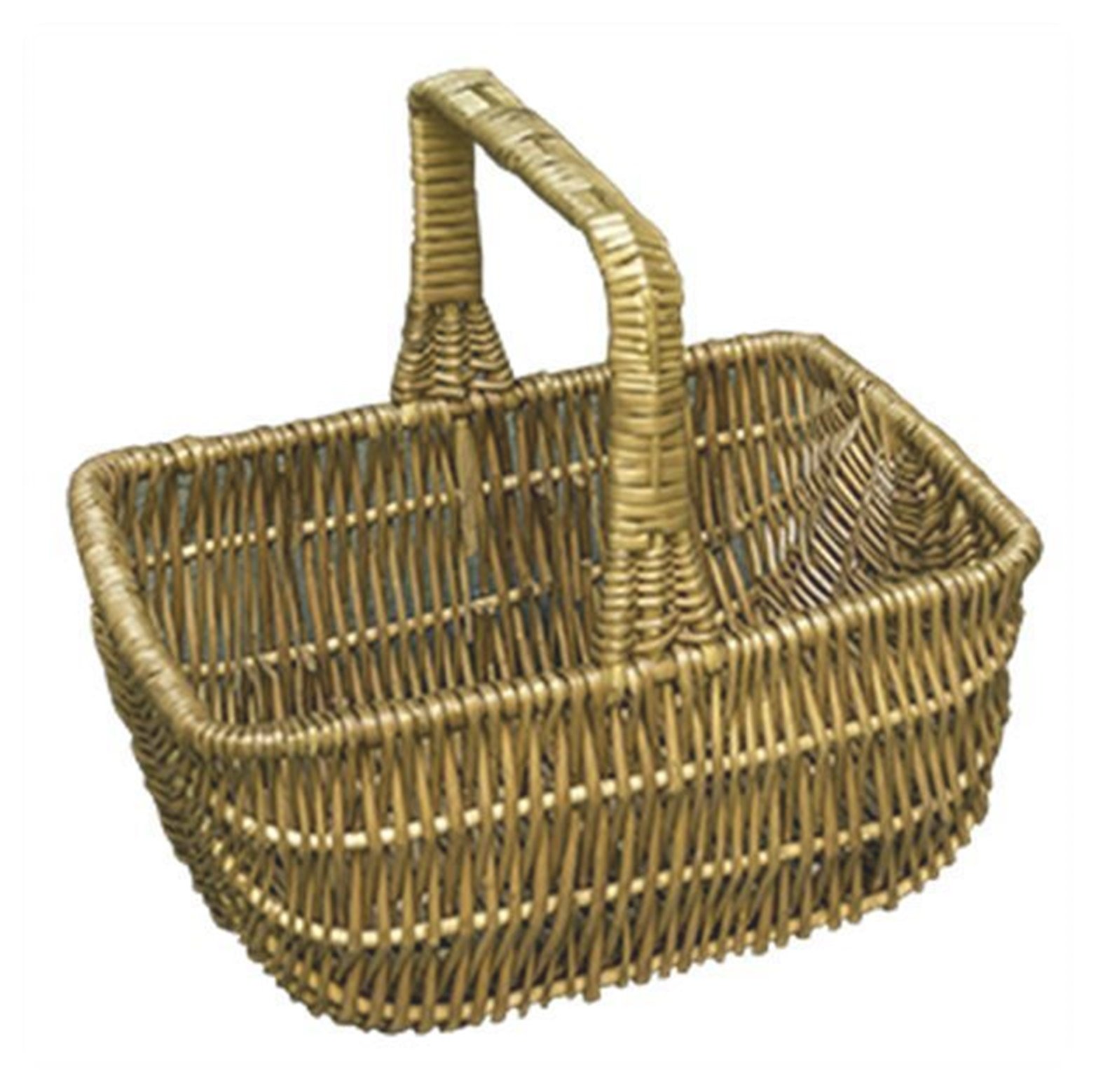Red Hamper Southport Shopping Basket, Wicker, Brown, 19 x 30 x 16 cm