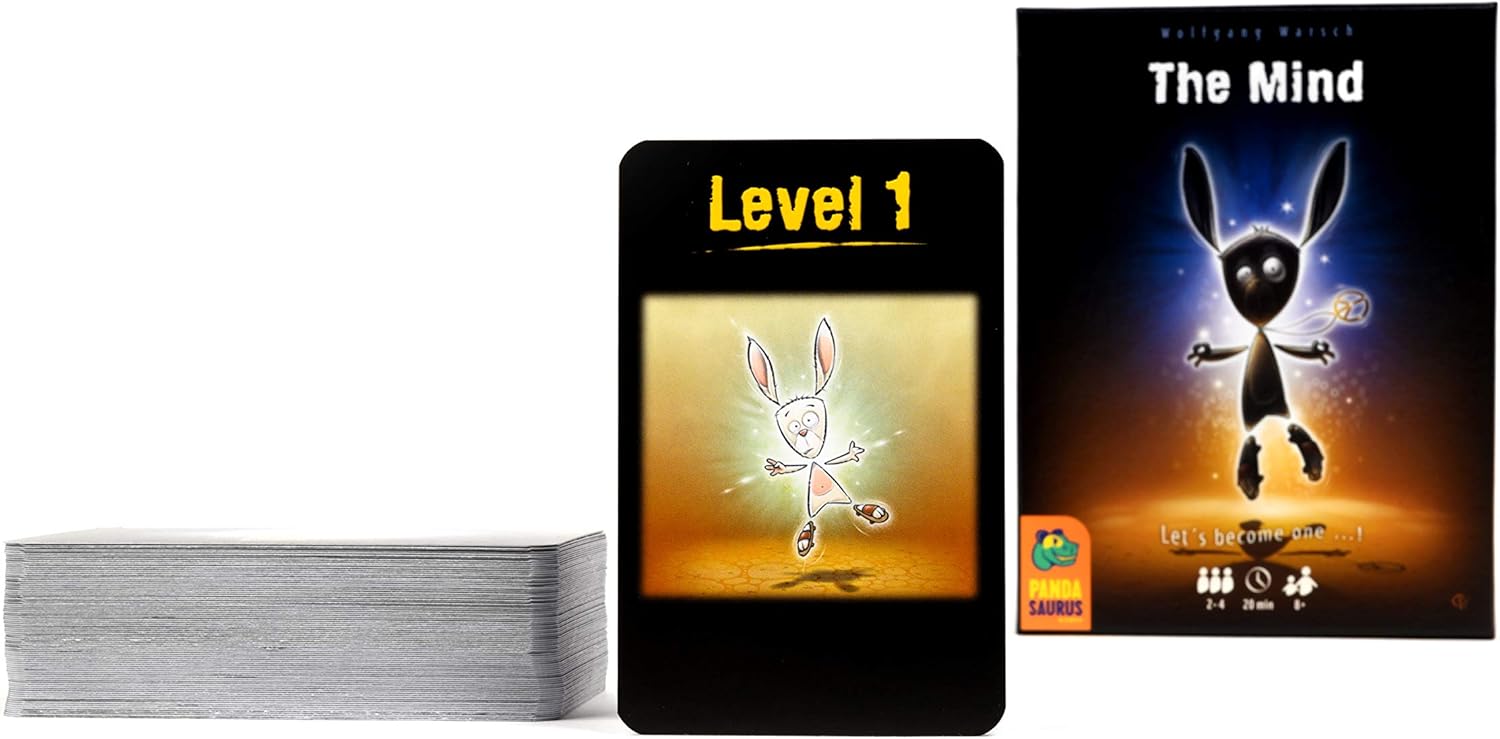 Pandasaurus Games The Mind - Family-Friendly Board Games - Adult Games for Game Night - Card Games for Adults, Teens & Kids (2-4 Players): Toys & Games