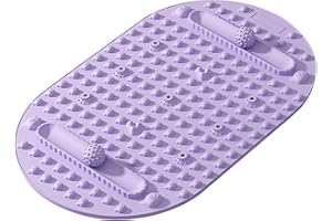 Foot Massage Mat, Acupressure Mat for Feet with Reflexology Nodes - Extra Thick Non-Slip Silicone Pad for Standing, Yoga & In