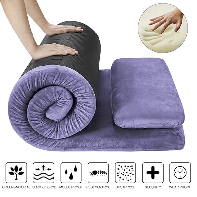 AONESY Memory Foam Floor Mattress with Pillow Dominican Republic