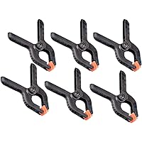 6-teiliges Leimzwingen Set 60 Mm - Praktische Klemmzwingen Für Holz & Handwerk | Mit Beweglichen Backen