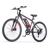 QNUT Electric Bike for Adults, 26" Commuter Ebike, Peak 1000W, 7-Speed | Removable Battery Electric Bicycle, 20-40 Miles,20MPH, Front Suspension,Dual Disc Brakes, City Commuting &amp; Recreation,UL 2849