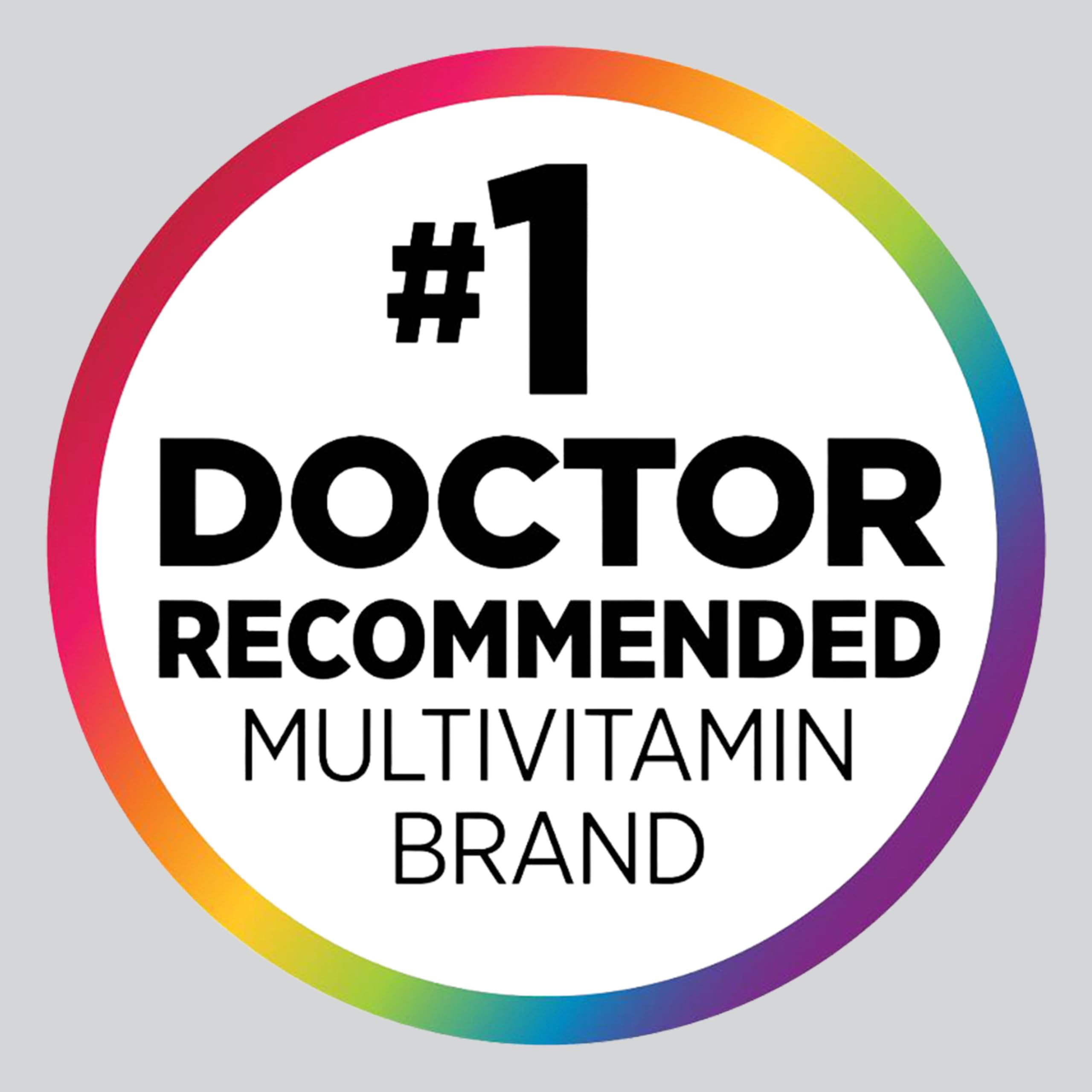 Centrum Minis Silver Multivitamin for Men 50 Plus, Multivitamin/Multimineral Supplement, Vitamin D3, B-Vitamins and Zinc, Non-GMO Ingredients, Supports Memory and Cognition in Older Adults - 280 Ct
