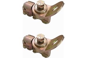 Bonberland Threaded Double Stud Fitting, L-Track Stud Fitting Kit w/Swivel Plate - 2 Pack