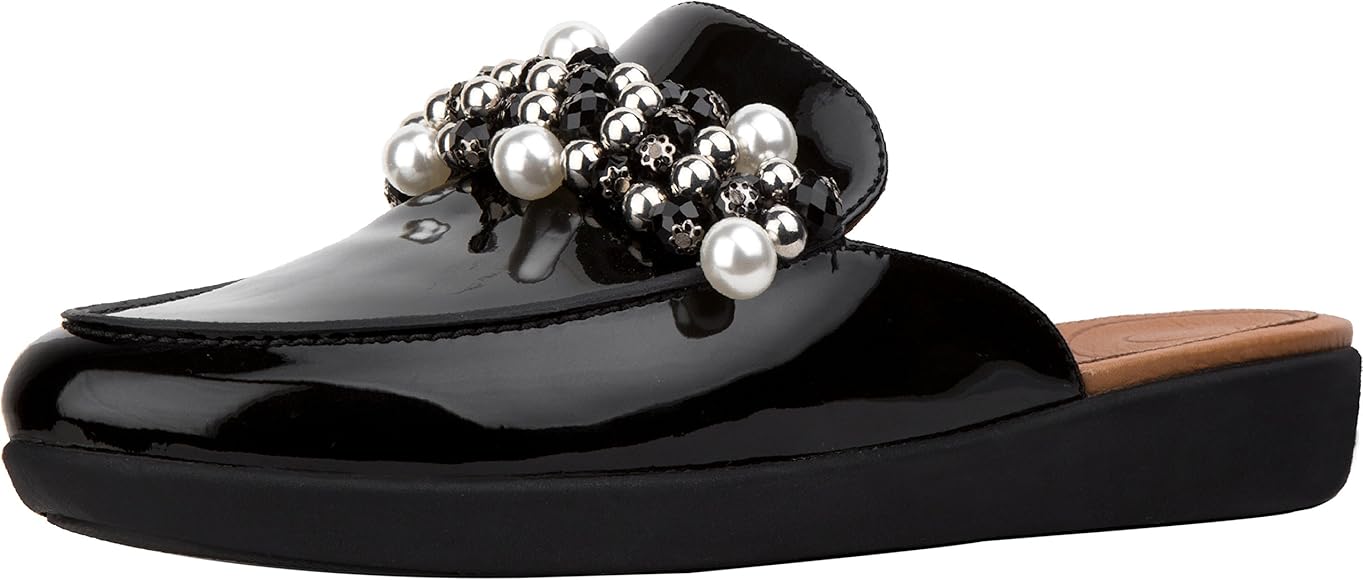 fitflop serene patent mules