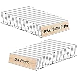 Dingelex 24 Pack Acrylic Desk Name Plate