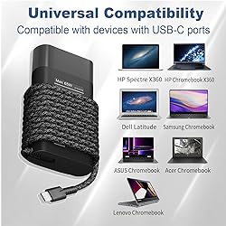 New Slim for 65W USB C for HP Laptop Charger for HP
