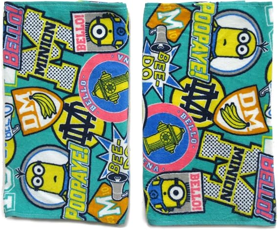 Amazon Co Jp 女の子 男の子 キャラクター フェイスタオル 2枚組 同柄 約34 75cm ミニオン Set0812 服 ファッション小物