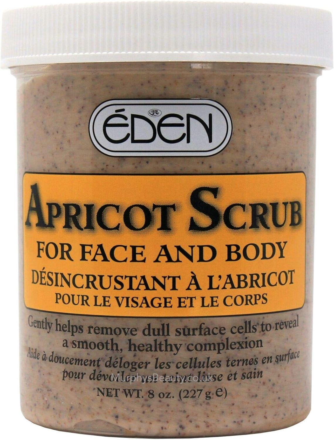 Eden Apricot Scrub For Face & Body 227g Amazon.co.uk Beauty