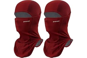LONGLONG Balaclava Face Mask- 2 Pcs Sun Protection Mask Dustproof, Breathable Summer Full Face Cover for Motorcycle, Cycling