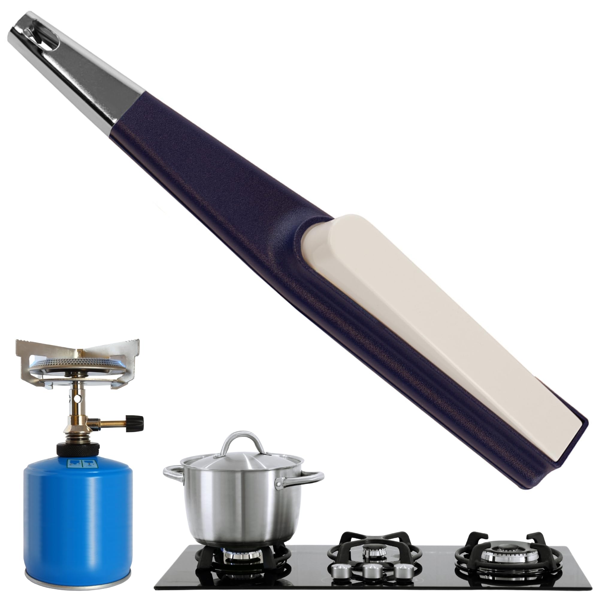 C.K Classic C6000A Piezo Electric Gas Lighter - Assorted colours , White