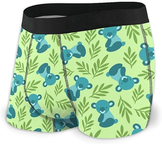 Cute Koala Bears Mens Breathable Underwear Boxer Brief with