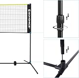 SONGMICS 4M Badminton Net Volleyball Net Adjustable Height Portable SYQ400B02 view 6