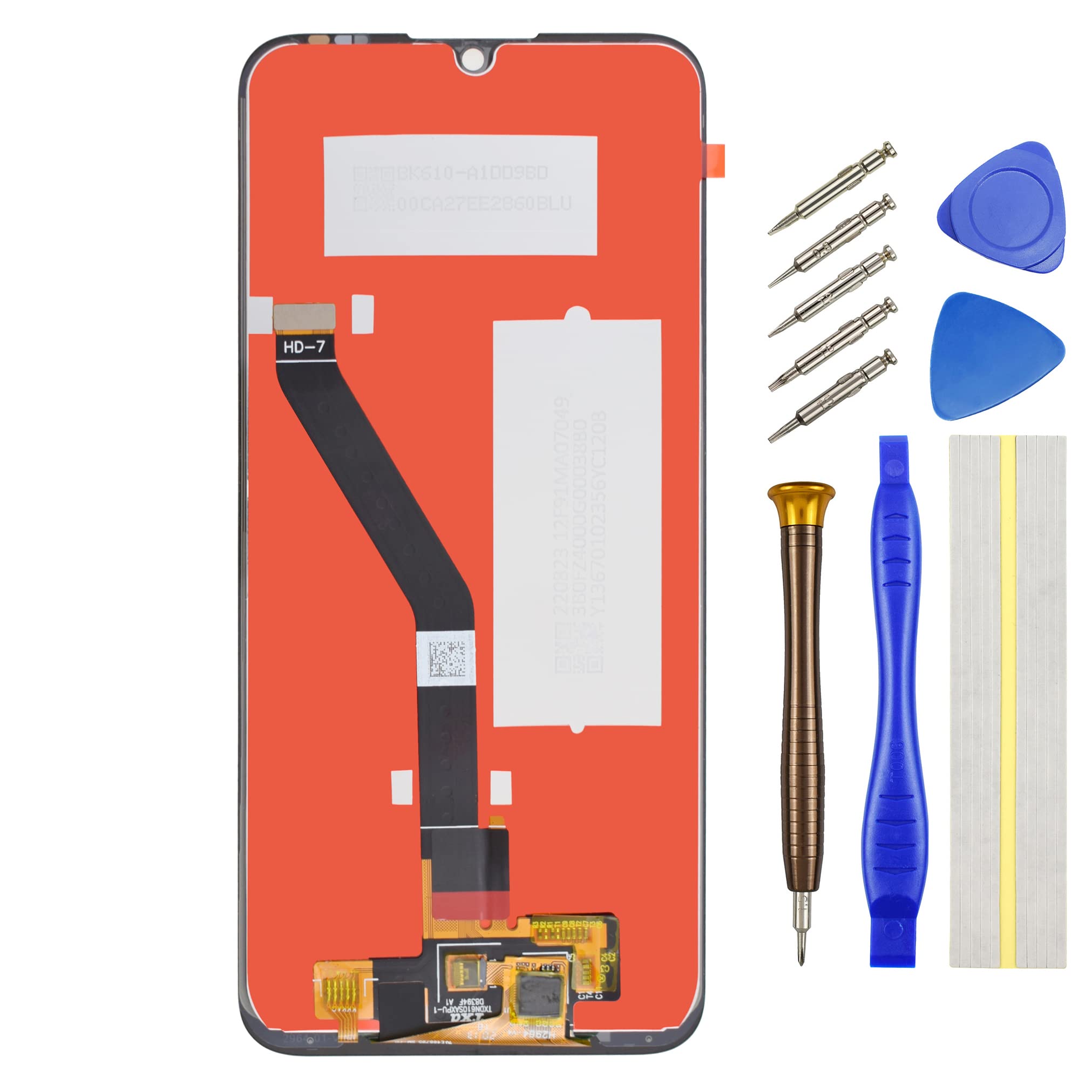 Double Sure Full LCD Display Touch Digitizer Screen Replacement for Huawei Y6 (2019) Y6s (2019) Black 6.09"