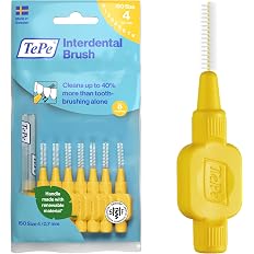 TEPE Interdental Brushes Red Original (0.5mm) / Simple and Effective Cleaning of interdental Spaces, 8 Count (Pack of 1) - View 8