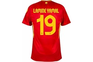 PRO SOCCER SPECIALISTS Lamine Yamal #19 Spain Home Soccer Jersey 2024