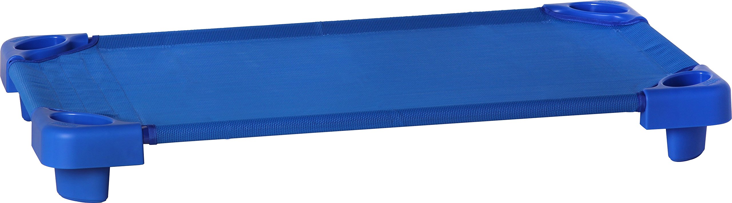 Sprogs Stackable Daycare Cot/Rest Mat Standard, 52" W x 23" D, Blue