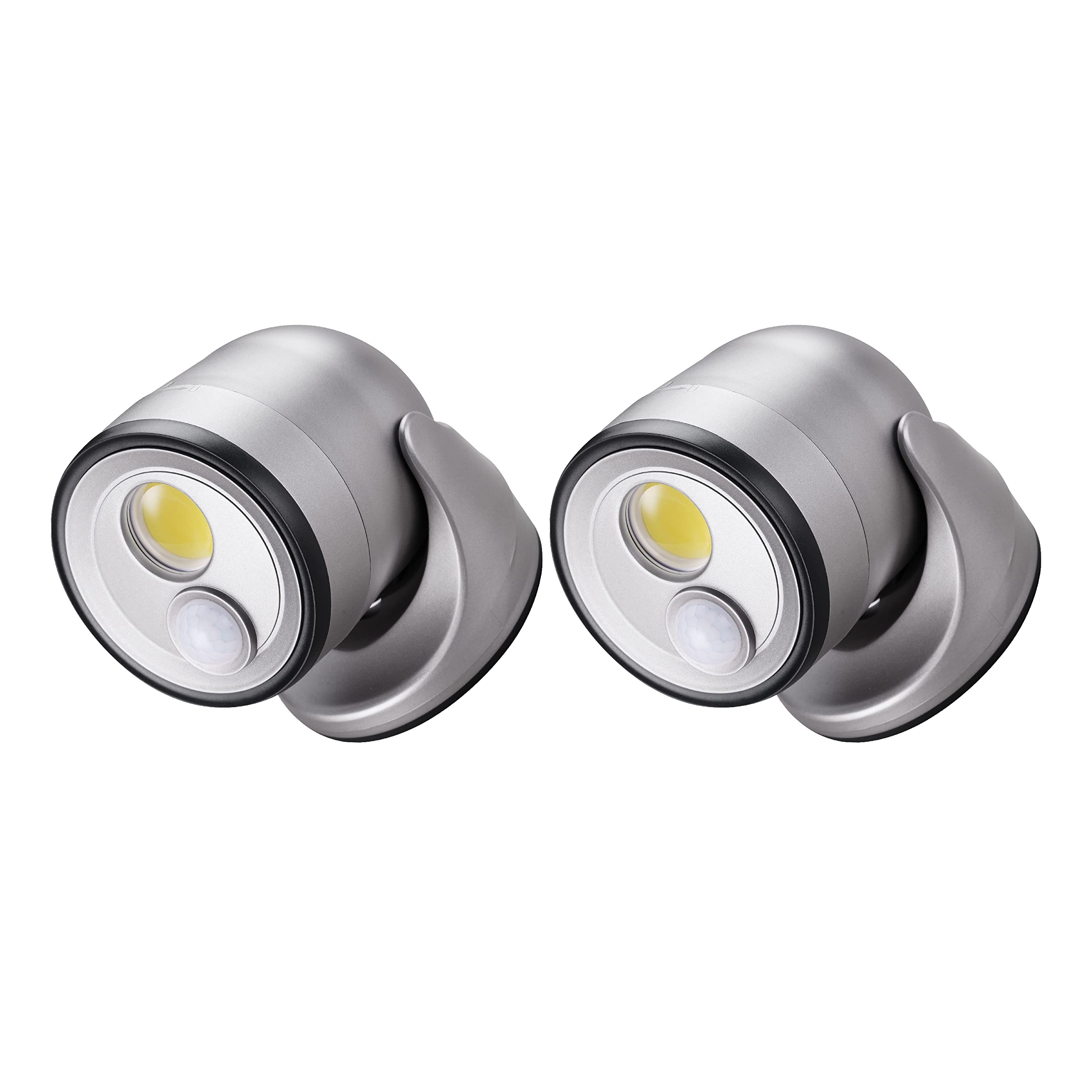 Photo 1 of Light IT! by Fulcrum, 33002-101 LED Floodlight, Silver, 2 Pack