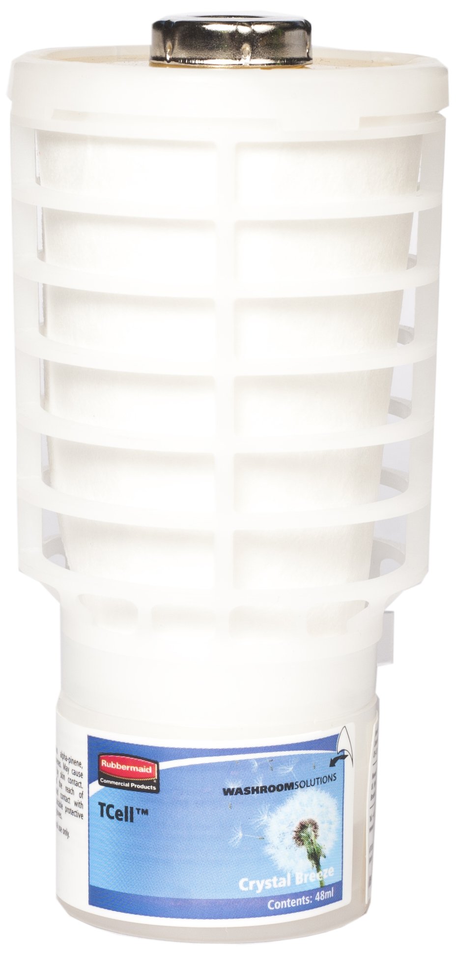 Rubbermaid R402304E TCell Crystal Breeze Odor Neutralizer Refill, Eucalyptus/Lavender/Menthol