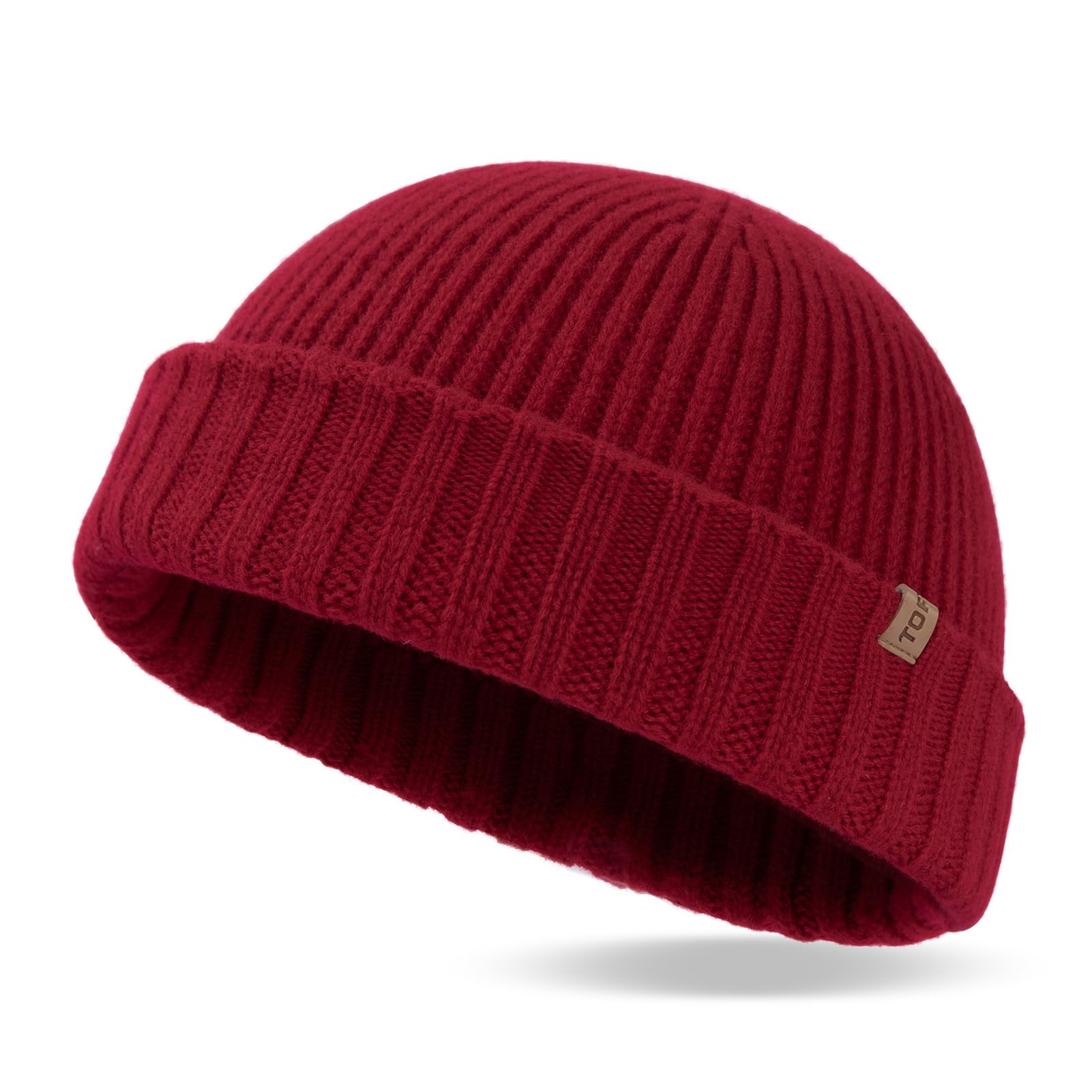 TOP EX XL XXL 100 Merino Wool Short Fisherman Beanie For Men Women top-ex-xl-xxl-100-merino-wool-short-fisherman-beanie-for-men-women