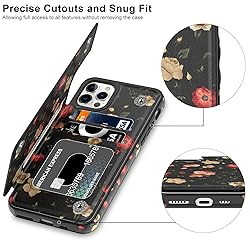 LETO for iPhone 15 Pro Case Flip Folio Leather