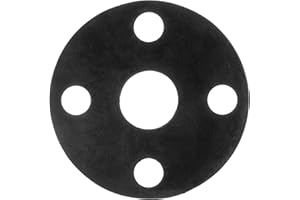USA SEALING INC. USA Sealing BULK-FG-594 Full Face EPDM Rubber Flange Gasket for 1-1/4" Pipe, 1/16" Height, Class 150