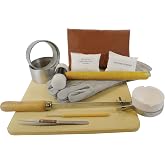 PMC Supplies LLC Deluxe Quick Cast Sand Casting Kit Jewelry Making Precious Metal Casting Gold Silver Pouring Set with Accessories