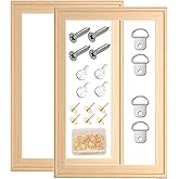 2 Pack 16"x 20" DIY Wood Canvas Stretcher Bars, Canvas Frames Kit-Easy to Assemble,Wooden Frames Kit for Oil Painting,Canvas