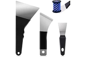 INTARSIO High-Quality 3D Printer Tool Removal Scraper Kit, 3 Types of Sharpened Blades and Sizes, 3D Printer Scrapers for Fast Separation Large Medium Small Models, Great 3D Printer Accessories Gifts