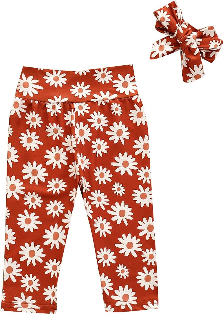 floral baby leggings