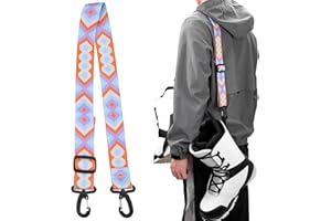 AZREFERENCE Ski and Snowboard Boot Carrier Strap Shoulder Sling Leash for Women Men Snowboarding Ice Skates Skiing Accessories