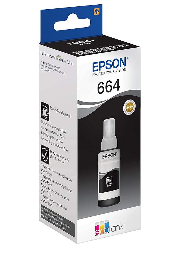 Epson Ink bottle (Black, 70ml) Amazon.in Computers & Accessories