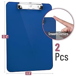 Mr. Pen- Plastic Clipboard, 12.5” x 9”, 2