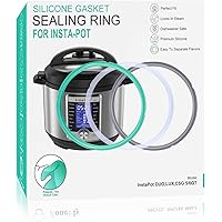 Sealing Ring for 6 Quart Instant Pot - Replacement Silicone Gasket Seal Rings for 6 Qt Instapot Programmable Pressure…