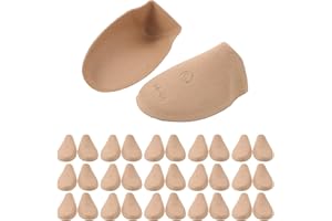Ciieeo 20 Pairs Paper Pulp Shoe Toe Inserts Shapers for Men Women Size 44-46 Cardboard Shoe Trees