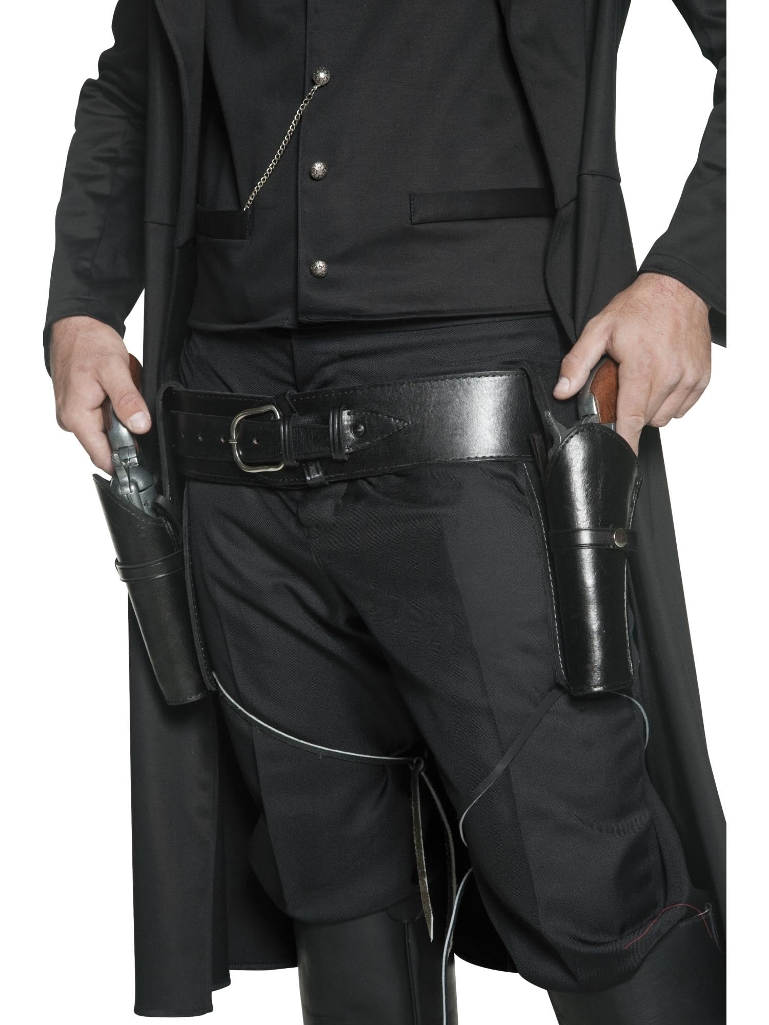 Authentic Western Belt and 2 Holsters Halloween