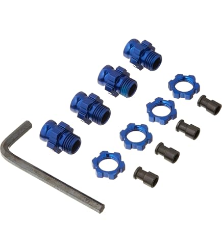 Amazon.com: Traxxas 5853X Slash 2WD Splined Wheel Hubs, Blue