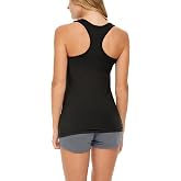 Sexy Basics Women's Racerback Tank Tops | Cotton Stretch | Powerflex | Breathable | Multi Packs &amp; Colors